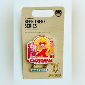 Disney Pin Starbucks Pin Been There Series Disney California Adventure Pin (NEW)